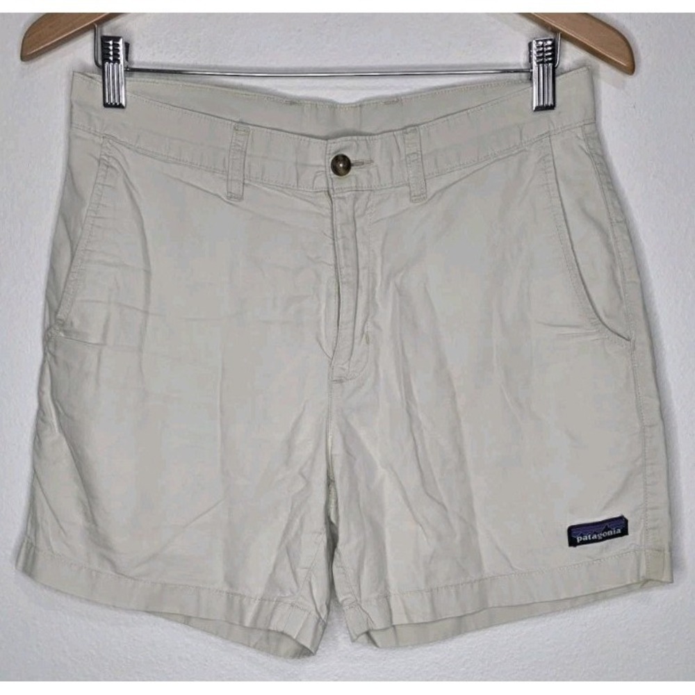 Patagonia Men 30 Organic Cotton Hemp All Wear Khaki Chino Shorts Casual 5in